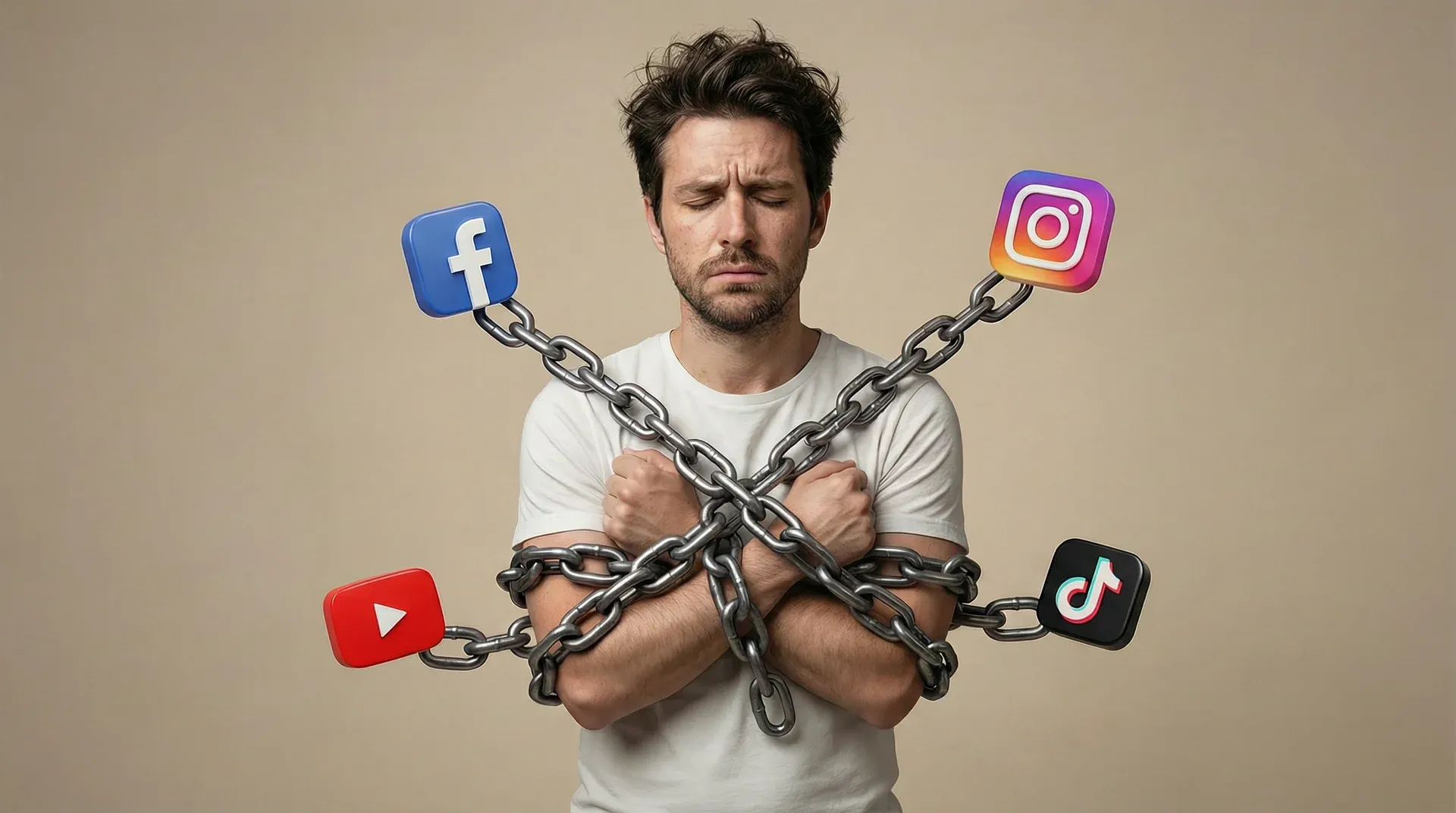 Person placing their smartphone in a drawer choosing to take a break from social media